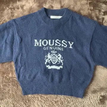 MOUSSY 네이비 니트