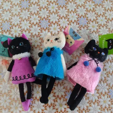 칼디 할로윈 굿즈 쿠타쿠타 고양이 3종 세트