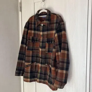 70s Pendleton 체크 무늬 자켓 M 사이즈