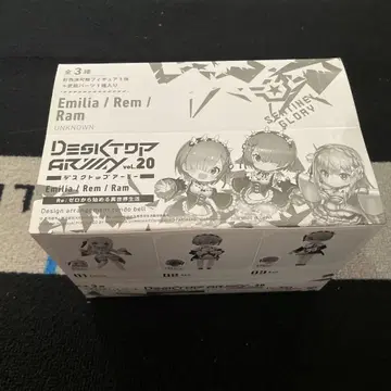 데스크탑 아미 vol.20 에밀리아 렘 라무 피규어 세트