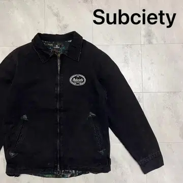 Subciety 서브사이어티 할리턴 자켓 스윙탑 자수 로고