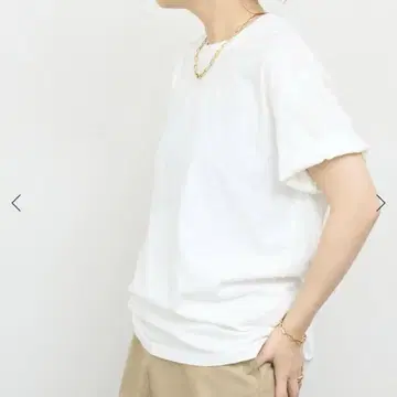*Refinement 티셔츠 화이트