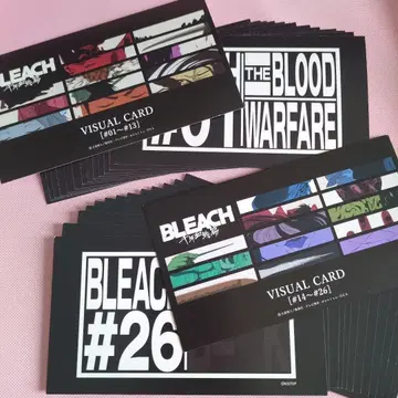 시간 한정 가격 BLEACH 천년혈전편 예고 비주얼 카드 세트