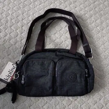 Kipling 미니 보스턴 백 블랙