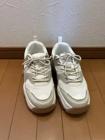 mysa closet L L 사이즈 대드 스니커즈 베이지