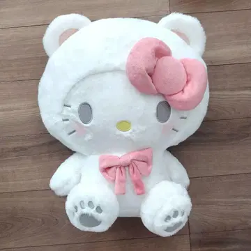 헬로키티 봉제 인형 화이트 베어 인형 키티 키티