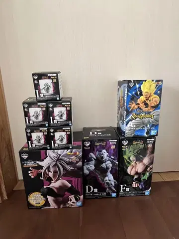 새상품급 세트 드래곤볼 피규어 슈퍼 사이어인 오지터 제일복권