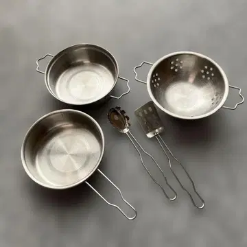 금속제 요리 장난감 세트