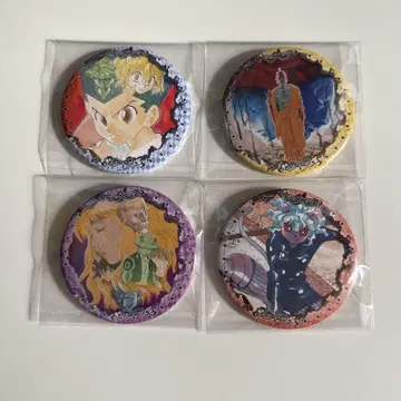 HUNTER x HUNTER 컬렉션 캔뱃지 키메라 앤트 편 4개 세트