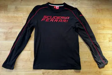 구제 의류: 깨끗함 FERRARI X PUMA 긴팔T XL 콜라보T셔츠