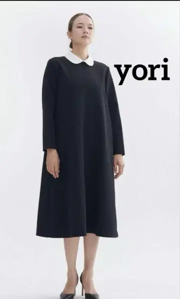 새상품급 yori 라운드 컬러 드레스 원피스 36 세레모니 졸업식 등