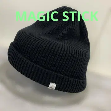 MAGIC STICK 니트 모자 비니 블랙 #C3035