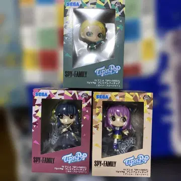 SPY x FAMILY Tip'n'Pop 피규어 세트