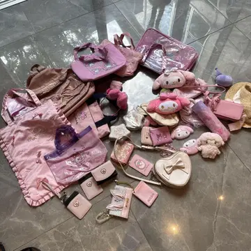 마이멜로디 핑크 캐릭터 굿즈 세트 메조 피아노