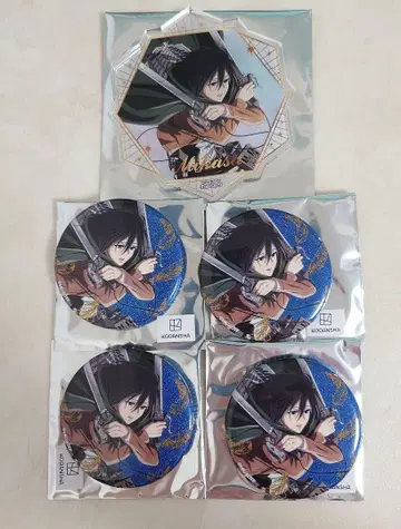 진격의 거인 ATTACK on memory 미카사 코스터 캔뱃지