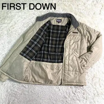 FIRST DOWN 그레이지 컬러 집업 자켓