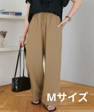 Discoat 드레이프감 이지 팬츠 베이지 M 사이즈