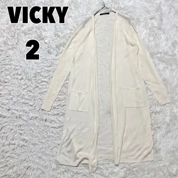 VICKY 비키 (2) 롱 가디건 실크 혼방