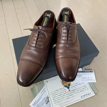 스코치 그레인 916 오데사 스트레이트 팁 브라운 25.5cm