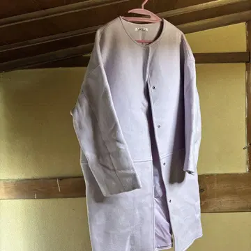 SNIDEL 연보라 롱 코트