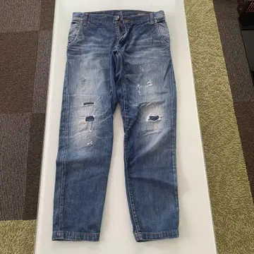 Y31 안티 핏 로 크로치 데님 팬츠