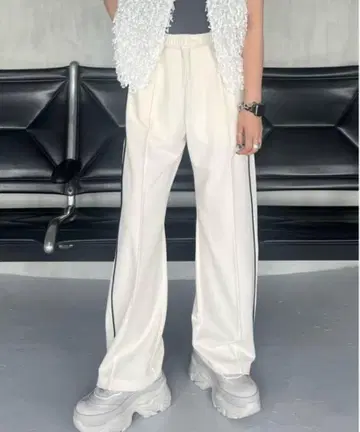 [ 정가 7150엔 / 완판템 ] JEANASIS 조젯 라인 팬츠