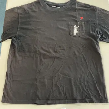 BRANDALISED 다크 그레이 T셔츠 L 사이즈 ( T )