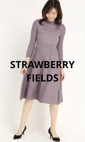 새상품급 STRAWBERRY FIELDS BG 패트리어트 니트 원피스