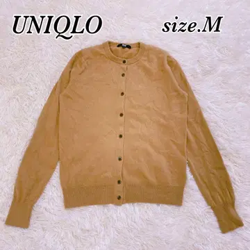 유니클로 캐시미어 가디건 M 사이즈 베이지 새상품급