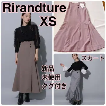 Rirandture 하이웨스트 머메이드 스커트 핑크 사이즈 0 (XS)