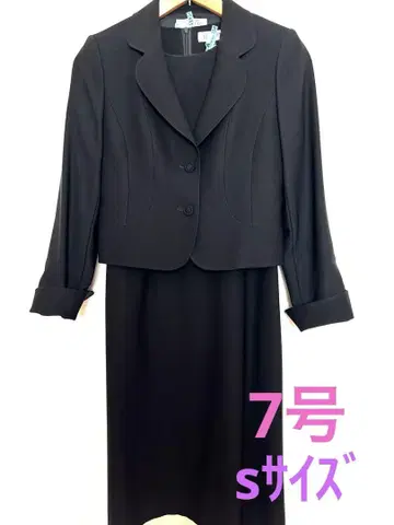 도쿄 소와르 예복 블랙스 자켓과 원피스 세트 7호