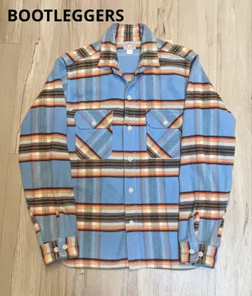 BOOTLEGGERS FORTHER 플란넬 셔츠 레어 아메카지