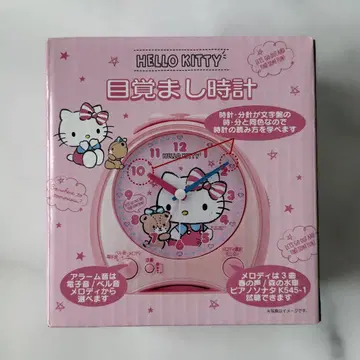 HELLO KITTY 알람 시계 스누즈 기능 포함