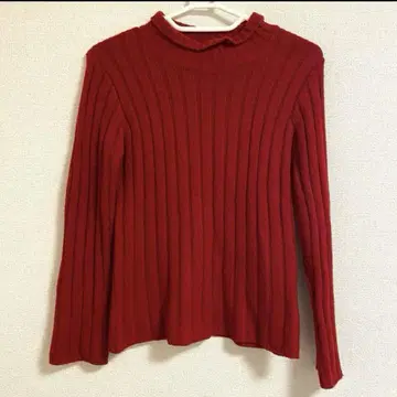 레트로 humoresque 유모레스크 스웨터 니트 빨간색