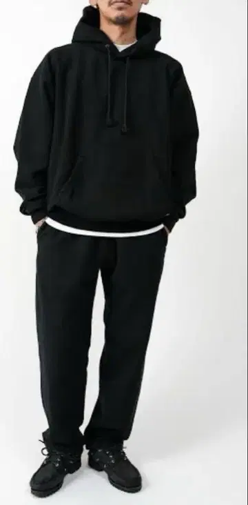 OVY 블랙 후드 부착 후드티 M 사이즈