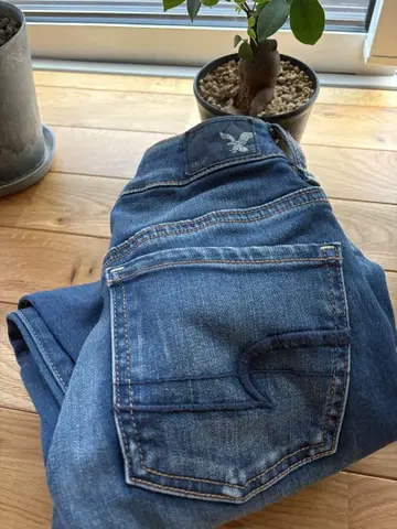 American Eagle 다크 블루 스키니 청바지