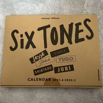 SixTONES 달력 2021.4-2022.3 Johnnys' Of -
