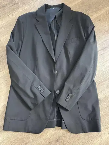 UNIQLO C 블랙 테일러드 자켓