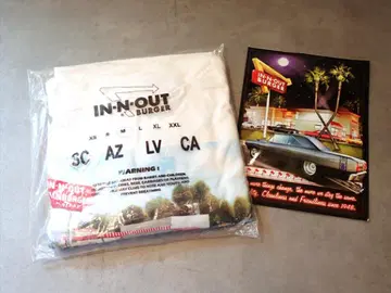 미개봉품 IN-N-OUT BURGER M 사이즈 T셔츠 비틀