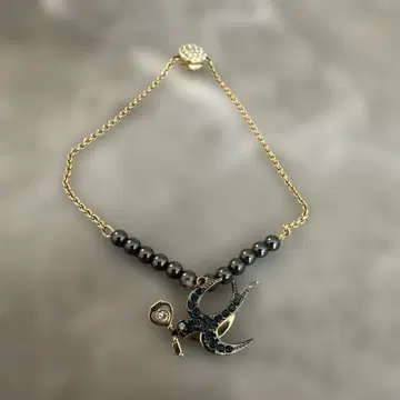 스와로브스키 새 팔찌 골드 제비