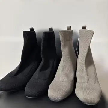 시마무라 니트 부츠 2켤레 묶음 판매 미사용 새상품 포함