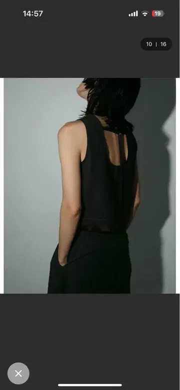 [anuke] Back Open Check Tops