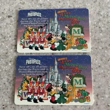 WDW 베리메리 사진 패스 2007 2장 세트
