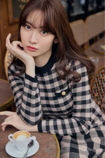 herlipto Plaid Jacquard Knit Dress