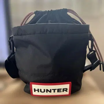 HUNTER 블랙 숄더백