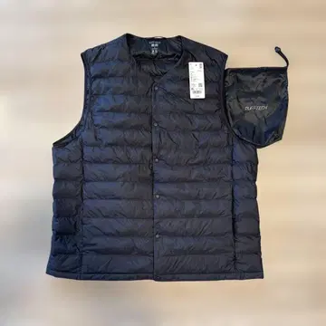 UNIQLO 유니클로 퍼프테크 컴팩트 베스트 블랙 XL