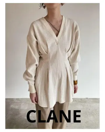 CLANE 클라네 쉐이프라인 헤비 리브 상의