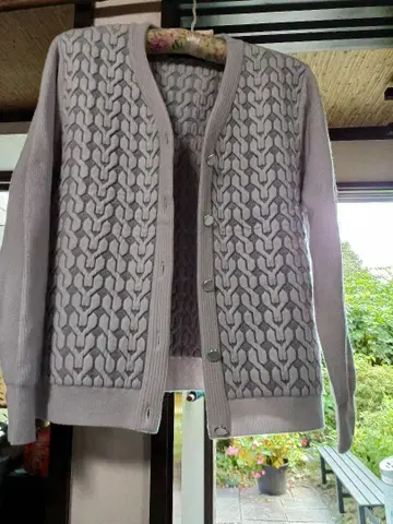DAMA collection 연보라 가디건 긴팔 새상품