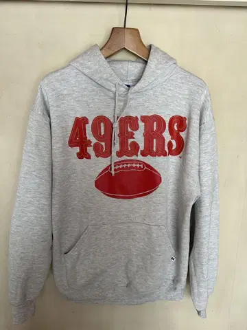 49ERS 풋볼 후드티 RUSSELL ATHLETIC 90s