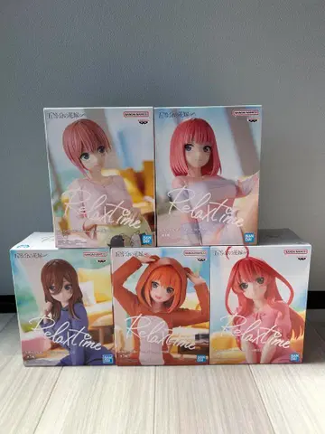 5등분의 신부 Relaxtime 피규어 5개 세트